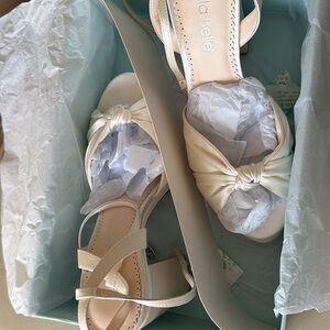 Chic Cream Heels by Bella Belle
